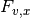 {F}_{v,x}