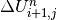 \Delta U_{i+1,j}^{n\*}