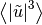 \left\langle\left|\tilde{u}\right|^{3}\right\rangle
