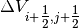 \Delta V_{i+{\tfrac{1}{2}} ,j+{\tfrac{1}{2}} }