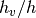 {h}_{v} / h